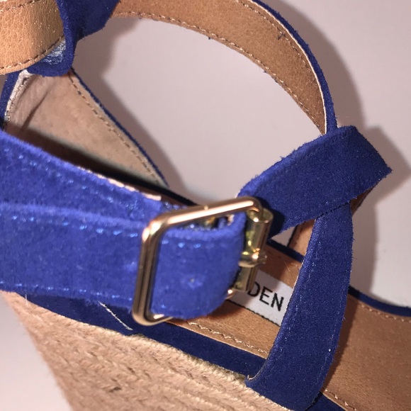 NWOT Steve Madden blues wedges in size 6 - Picture 7 of 13